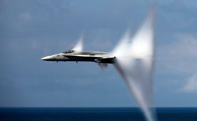 hornet breaking sound barrier